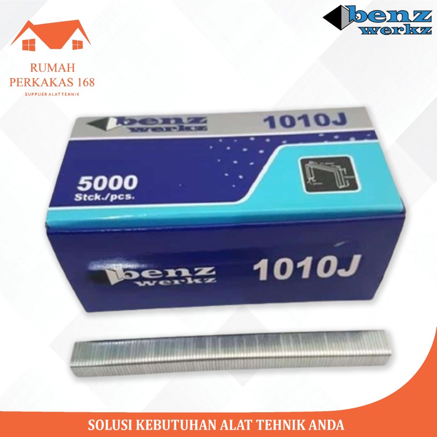 

BENZ 1010J Isi Mesin Staples Paku Tembak U Mata Nailer Gun 1010 J