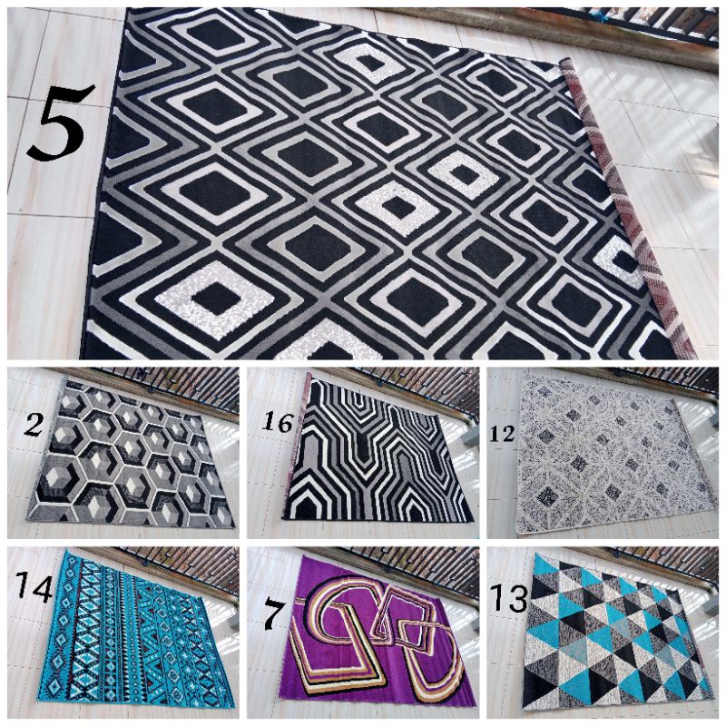 KARPET PERMADANI MODERNO 160x210cm,bukan EXOTIC,bukan ALMAYA