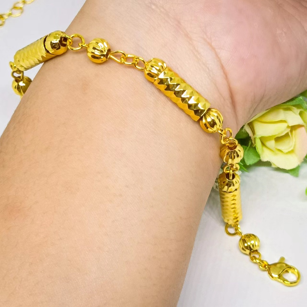 Gelang tangan bangle rantai terbaru xuping perhiasan lapis Emas 24k gold fashion anti karat tidak mudah luntur hadiah ulang tahun