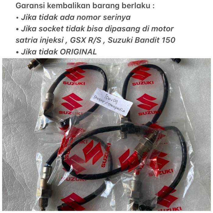 Sensore Sensor O2 Sensor Oksigen Sensor Knalpot Satria Fu Injeksi O2 Gsx Ori