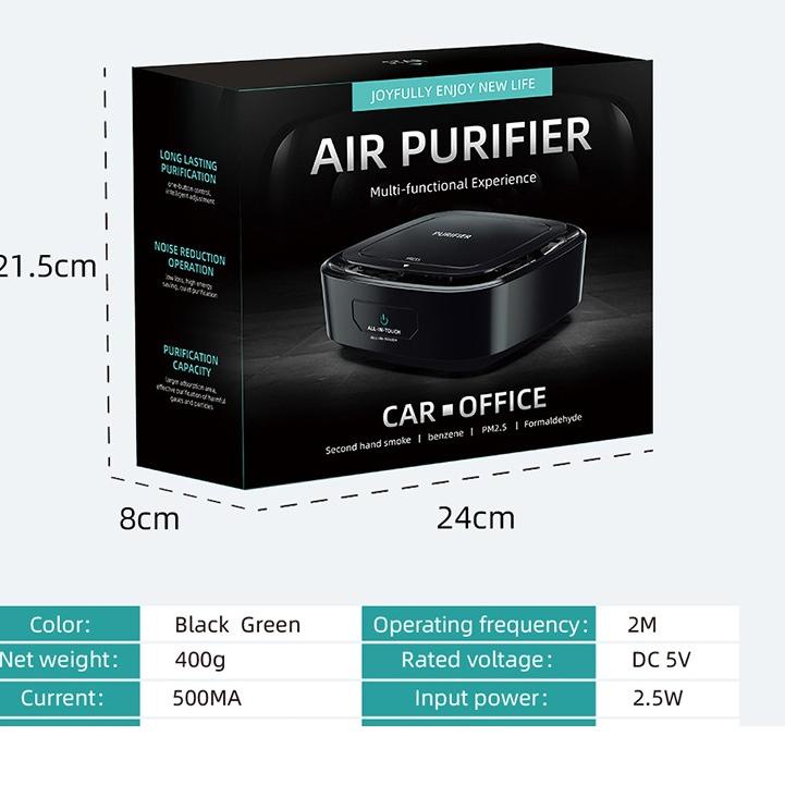 Terbaik JAMAY Air Purifier XZ990 Portable Car Air Purifier gas 