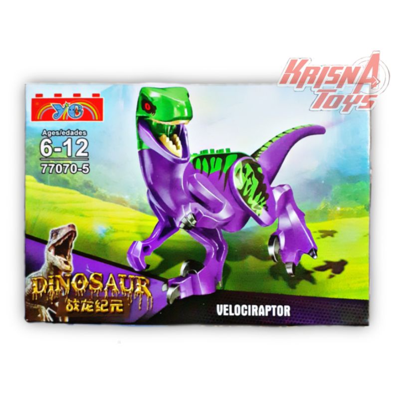 MAINAN BALOK SUSUN DINOSAURUS/BRICK DINO