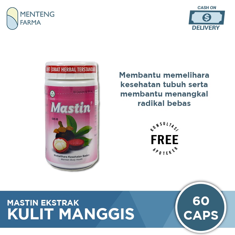 Jual Mastin Ekstrak Kulit Manggis Isi 60 Capsules Suplemen Kesehatan Shopee Indonesia 