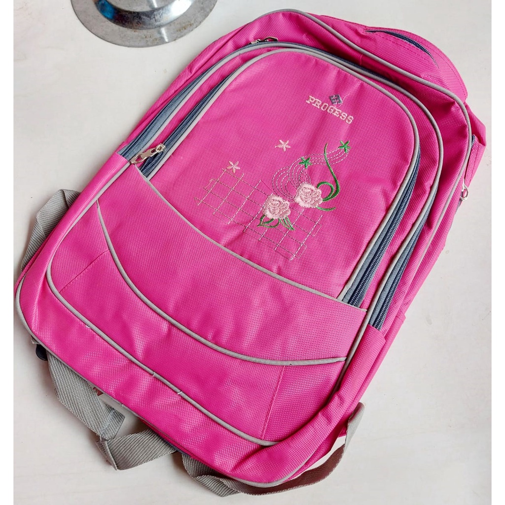 Tas Sekolah Anak SD-SMP Free Cover Hujan Tas Ransel Anak Perempuan