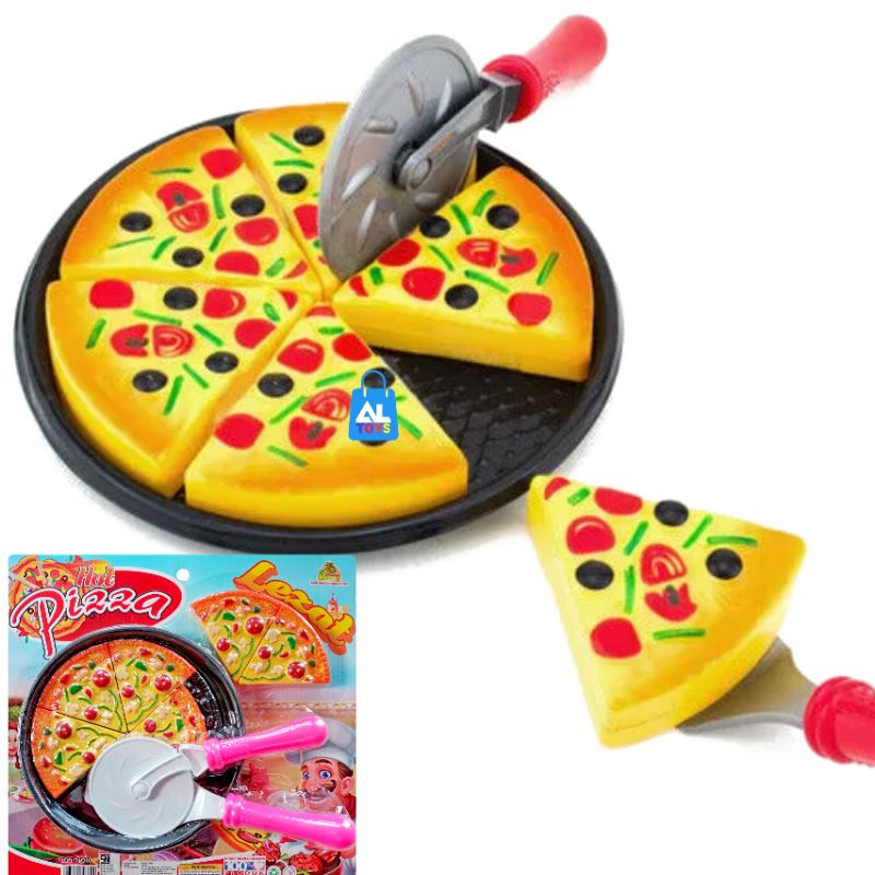 MAINAN SEA FOOD PIZZA POTONG SET MAINAN PIZZA SET MURAH oct2500