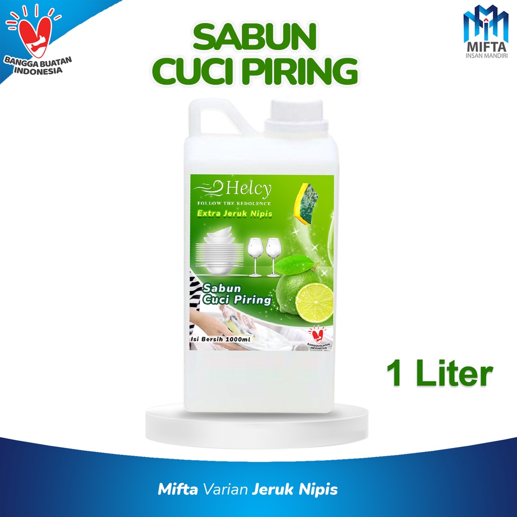 SABUN CUCI PIRING MURAH / DISH SOAP / SABUN CUCI PIRING EKONOMIS HELCY 1 LITER