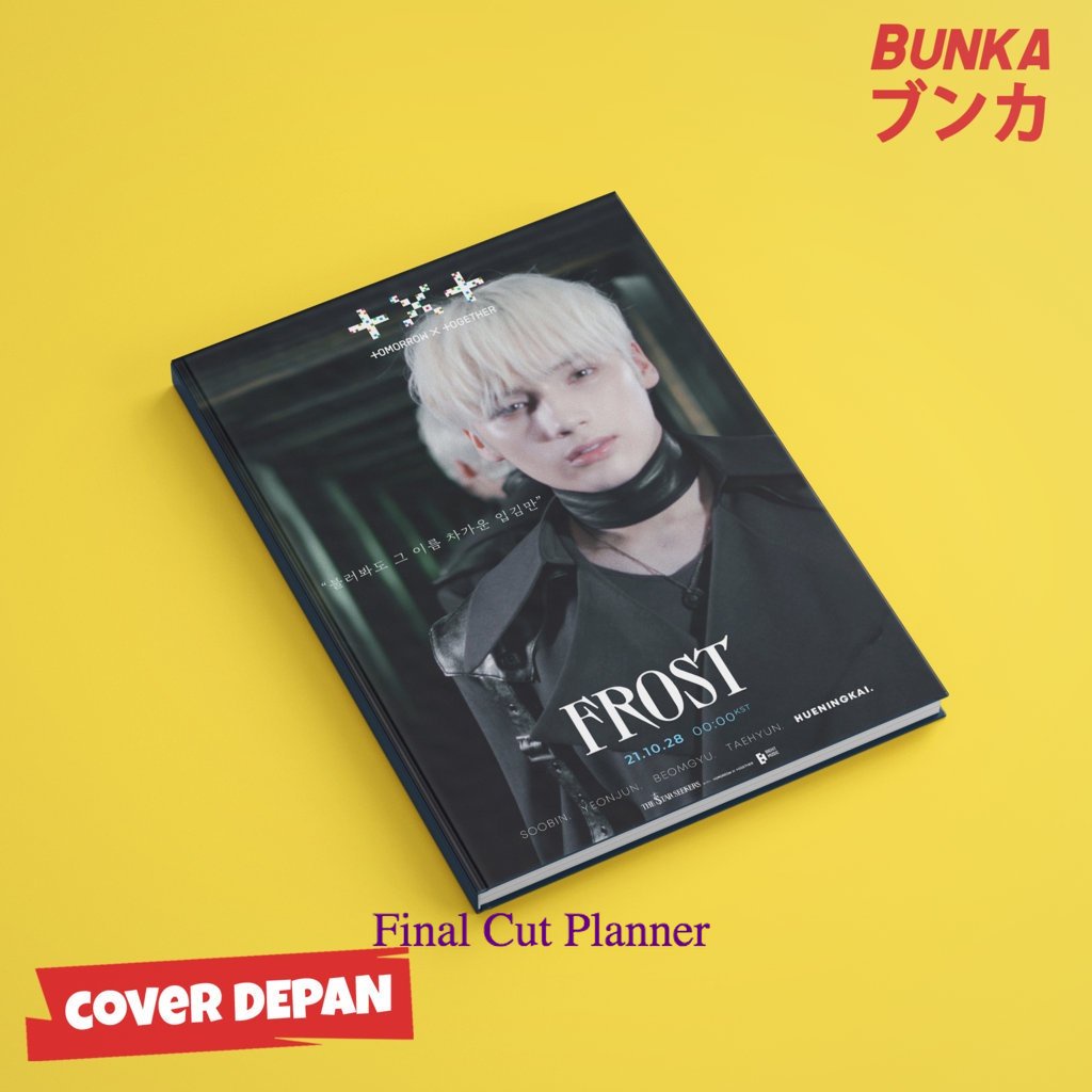 

Notebook KPOP TXT Frost Sueningkai Hardcover A5 Buku Tulis Catatan Notes Agenda Planner Jurnal .