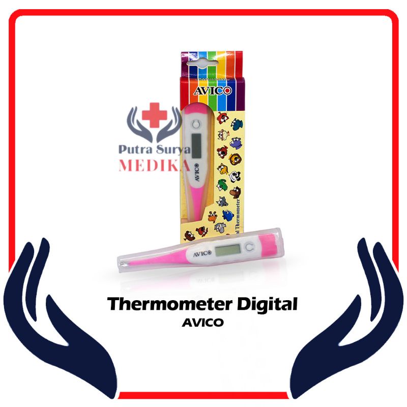 Termometer Thermo Digital Fleksibel Avico Ujung Lentur