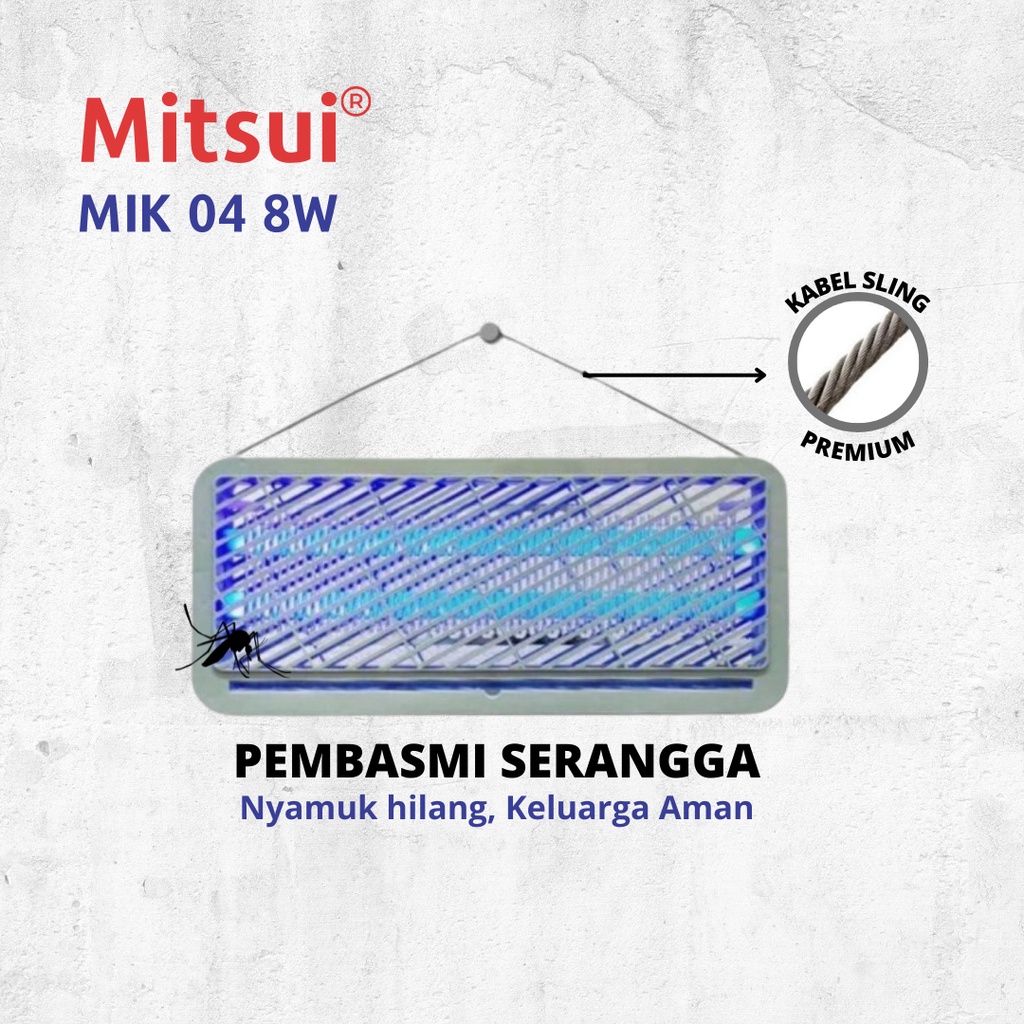 Mitsui MIK 04 Pembasmi serangga 8W / Insect Killer / Perangkap nyamuk otomastis