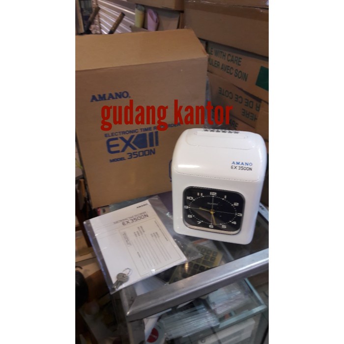 

AMANO EX 3500 N MESIN ABSENSI PEGAWAI /ABSEN KARTU CHECK CLOCK EX3500N