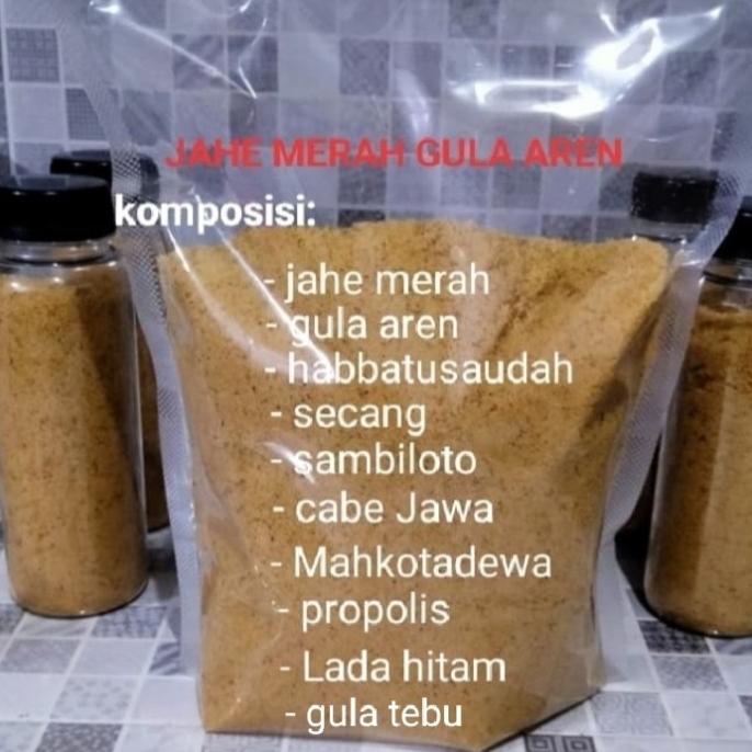 

Jahe merah SUPER plus gula aren Secang habbatusaudah - jahe instan 1KG