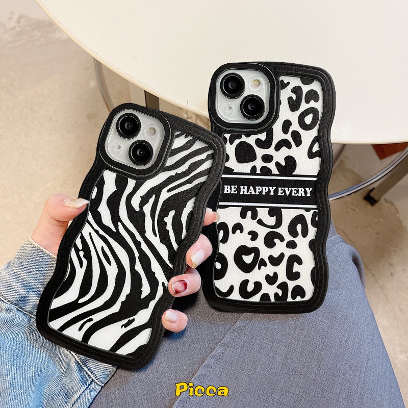 Case Motif Zebra Untuk Oppo A17 A15 A16 A12 A95 A76 A57 2022 A7 A55 A9 A54 A16K A96 A3s A15s A16s A74 A1K A5s A16 A52 A35 A33 A33 A3 A52 F9 Case Tepi Untuk Nintendo Switch