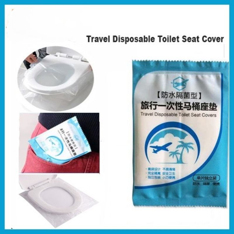 Travel Toilet Seat Cover Disposable Alas Duduk Kloset Toilet Plastik