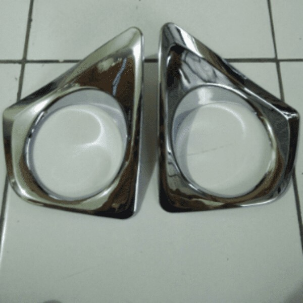 [COD] Ring Cover Fog Lamp Chrome Grand New Avanza Xenia 2016 2017 2018 / Perlengkapan Variasi Mobil 