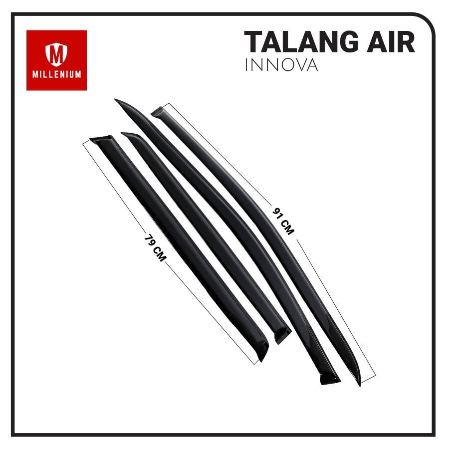 TALANG AIR PINTU MOBIL TOYOTA INNOVA 2003 - 2015 MODEL SLIM