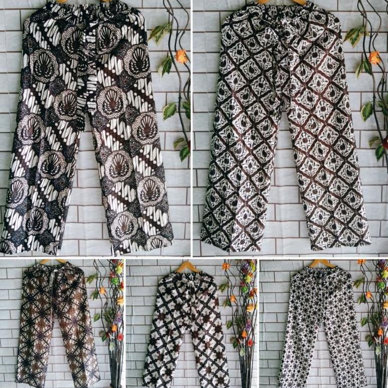 Celana Batik Kulot Panjang Wanita 100% Asli Jogja "SDA.18Oc22a"