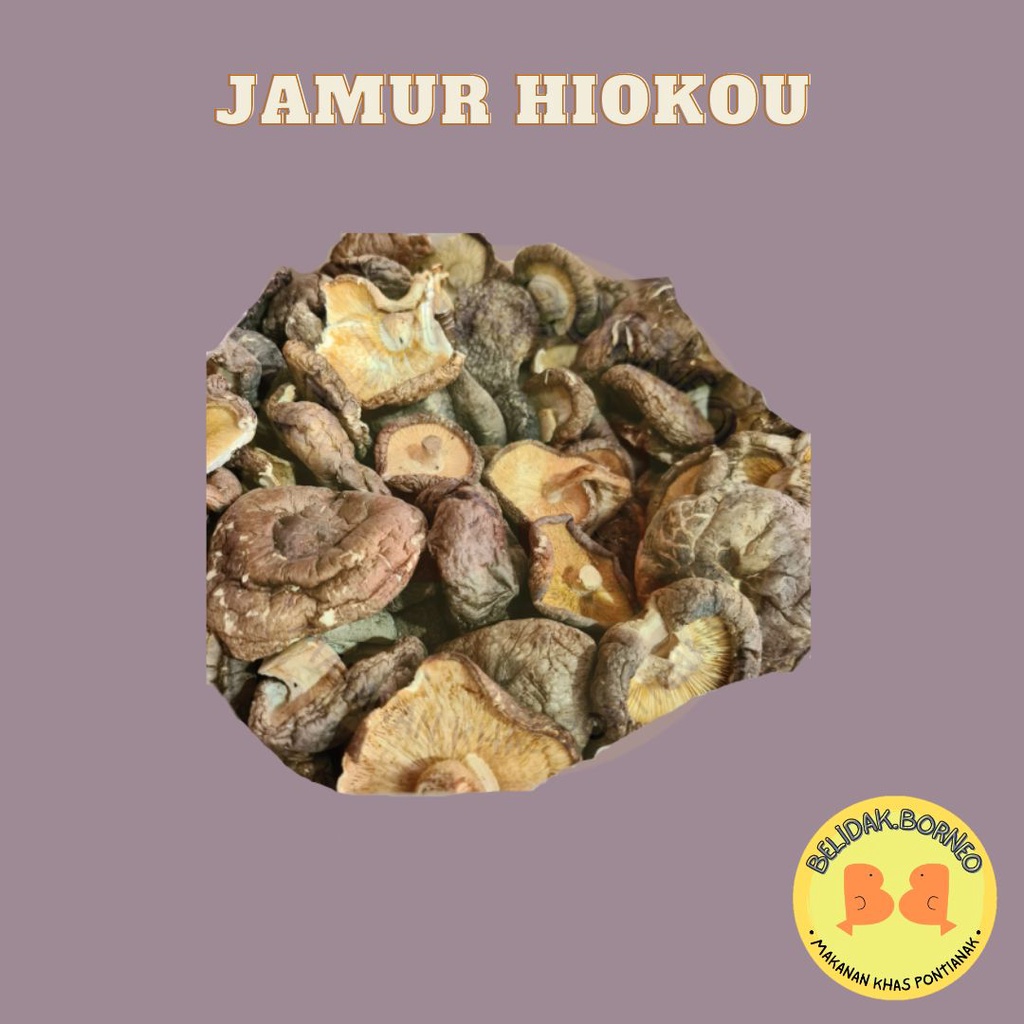 

Jamur Hio Kou/ Hiokou/ Hioko/ Shitake Eceran 200 gr