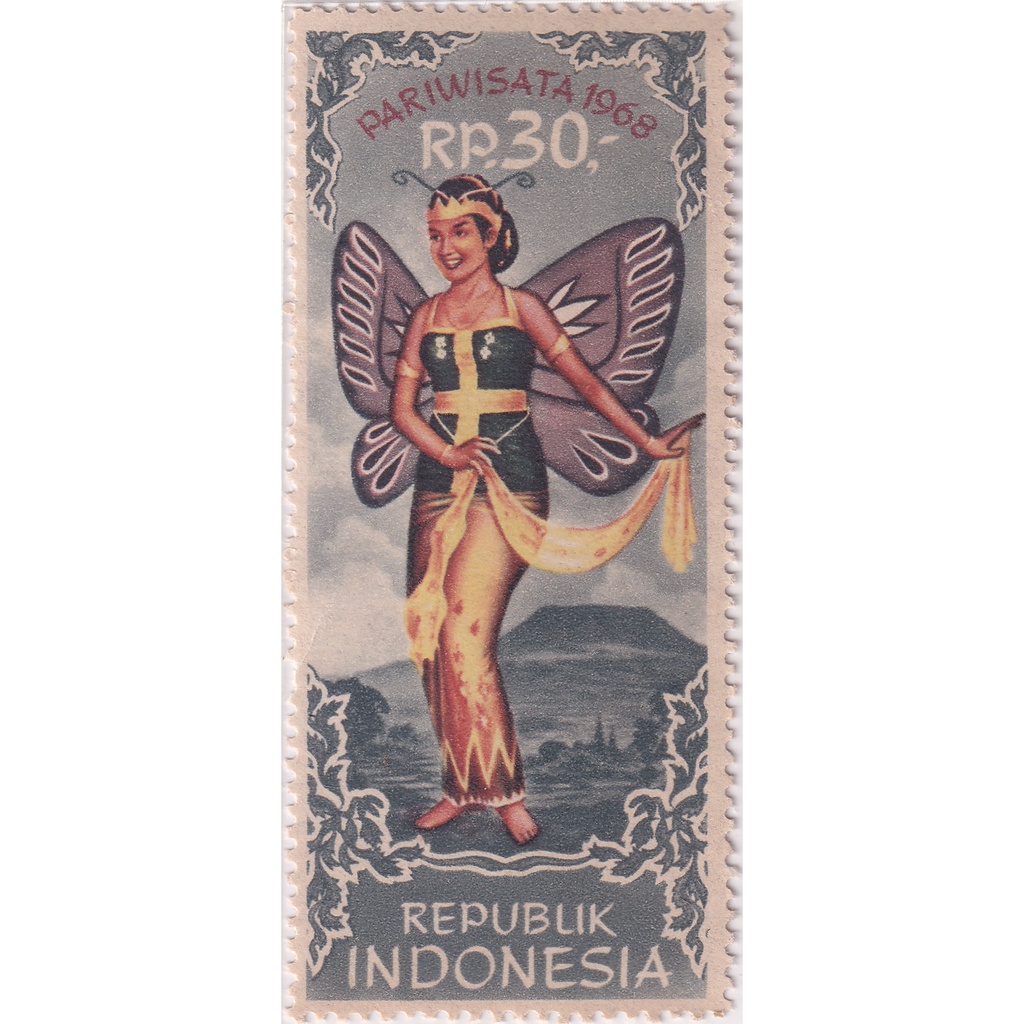 

Prangko Indonesia 1968 - Tourism