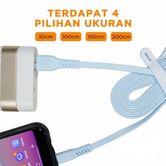 CUSTOM Kabel data Handphone Type C min order 40pcs. custom Kabel data Fast charging. USB - TYPE C