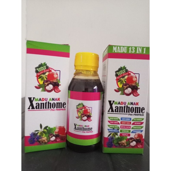 Madu Anak Xanthome 13 in 1 Kemasan Baru
