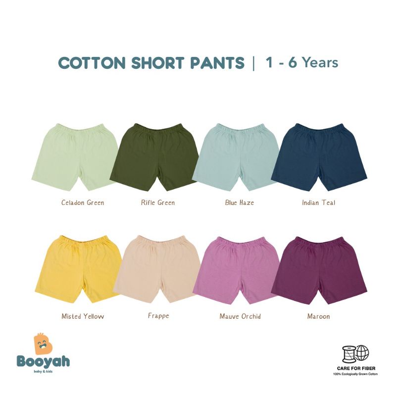 BOOYAH - COTTON SHORT PANTS - CELANA ANAK BOOYAH - CELANA BAYI