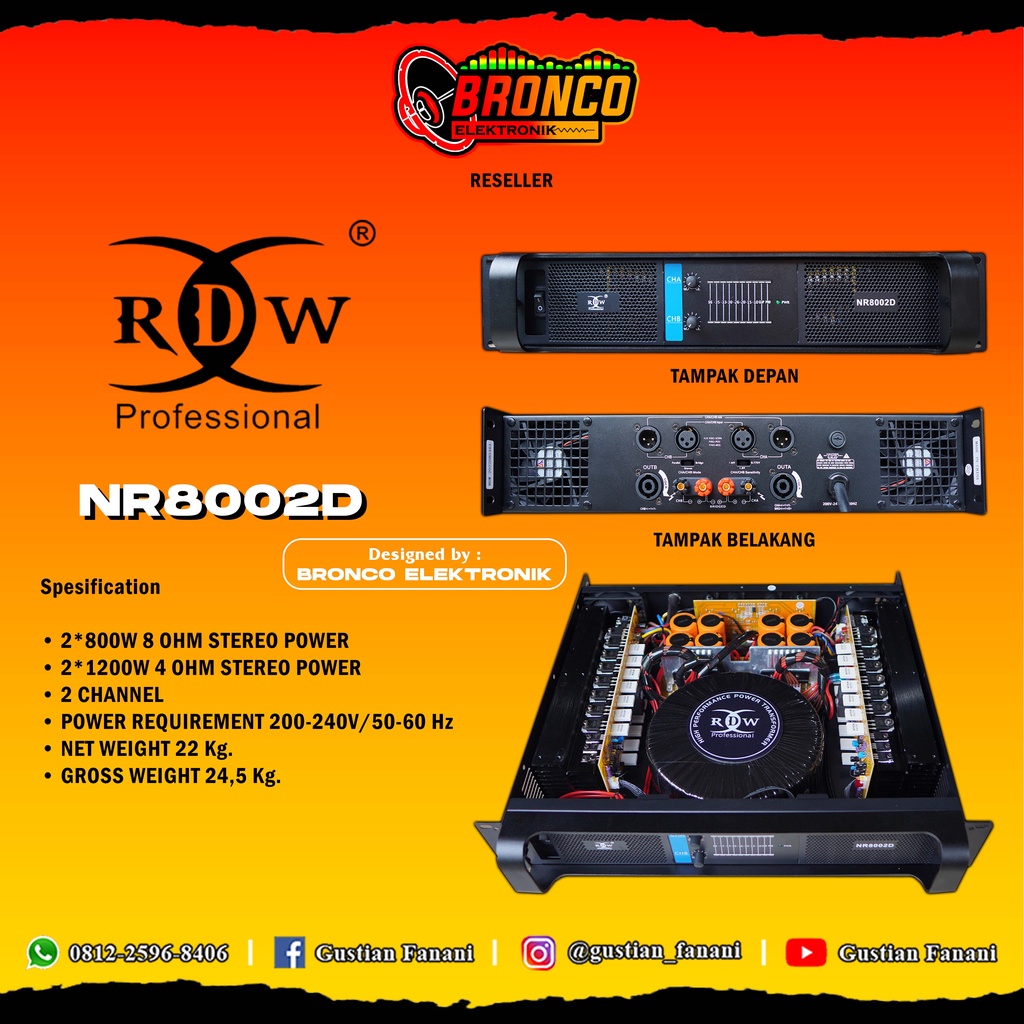 POWER RDW NR8002D
