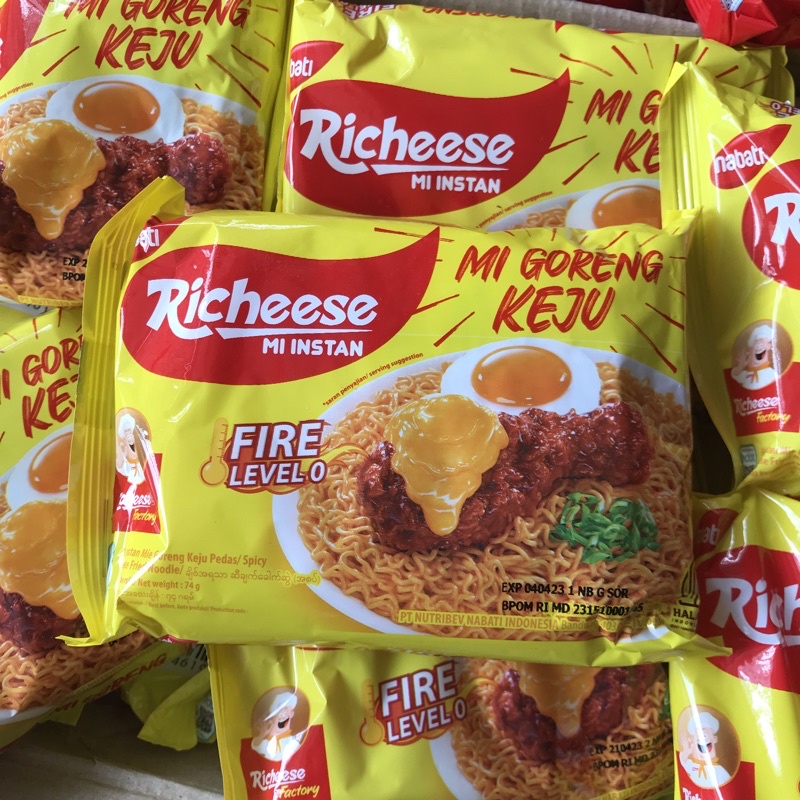 

Richeese Nabati Mie Instan Goreng Keju Level 0