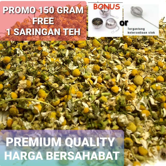 

Bunga Teh Chamomile premium (import) teh detox 50g