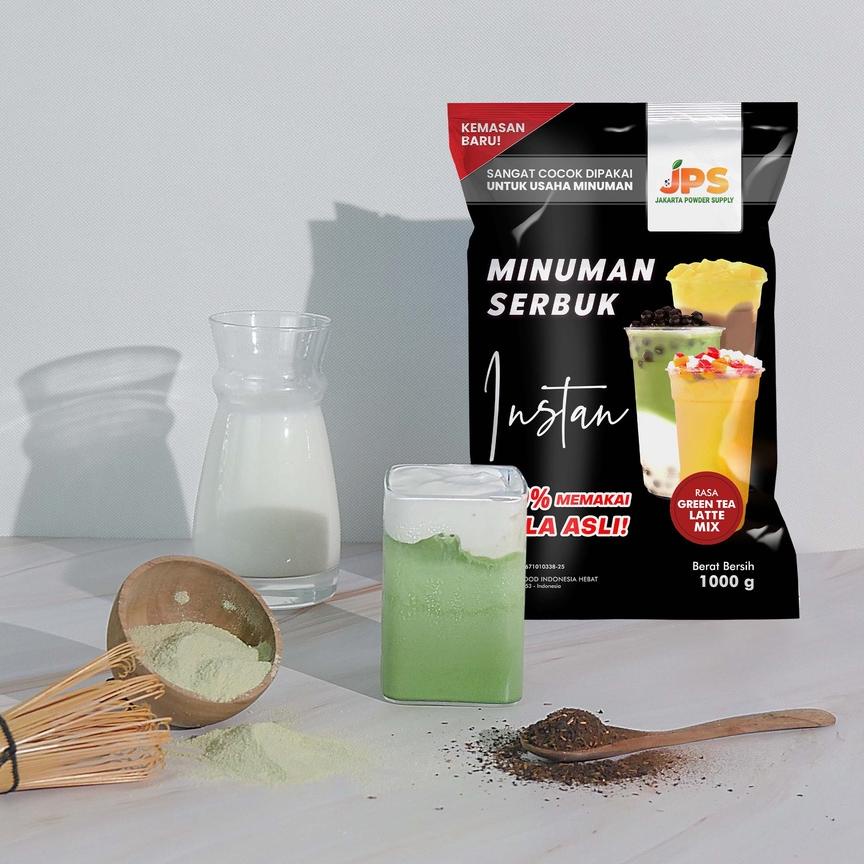 

SALE✅Powder Drink JPS Bubuk Minuman Rasa Green Tea Latte Mix 1Kg|SQ9