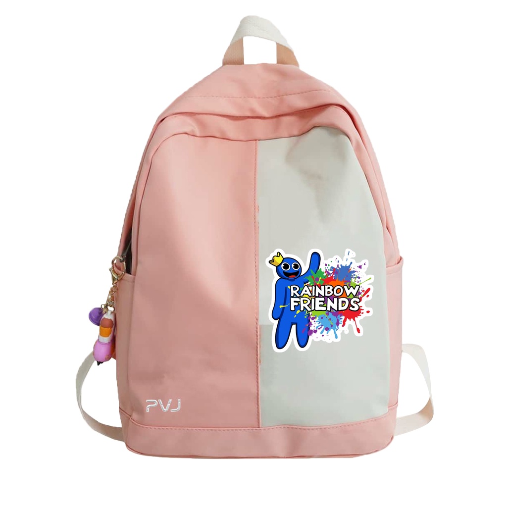 PVJ Tas Sekolah Anak SD Rainbow Friend Ransel Laki Dan Perempuan