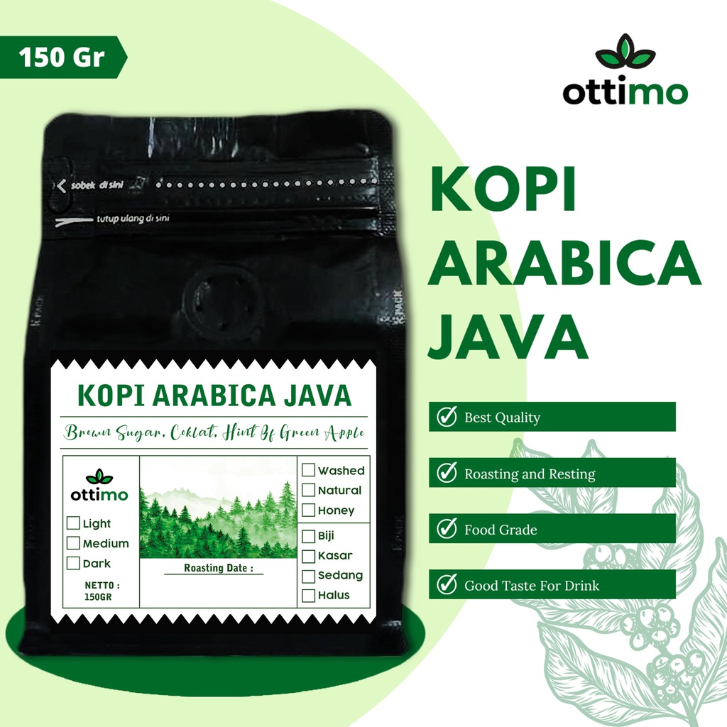 

Ottimo Kopi 150gr / Kopi / Kopi Bubuk / Kopi Hitam / Kopi Arabika / Kopi Arabica / Arabica / Arabika / Biji Kopi Arabika / Biji Kopi Arabica / Arabica Java / Arabika Java