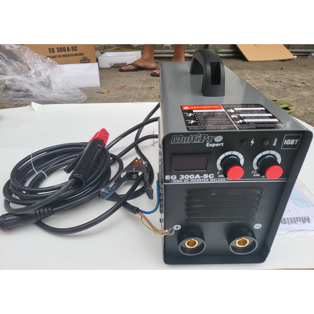 Jual MESIN LAS INVERTER EG 300 A MULTIPRO TRAFO LAS MMA 300 1 PHASE 220