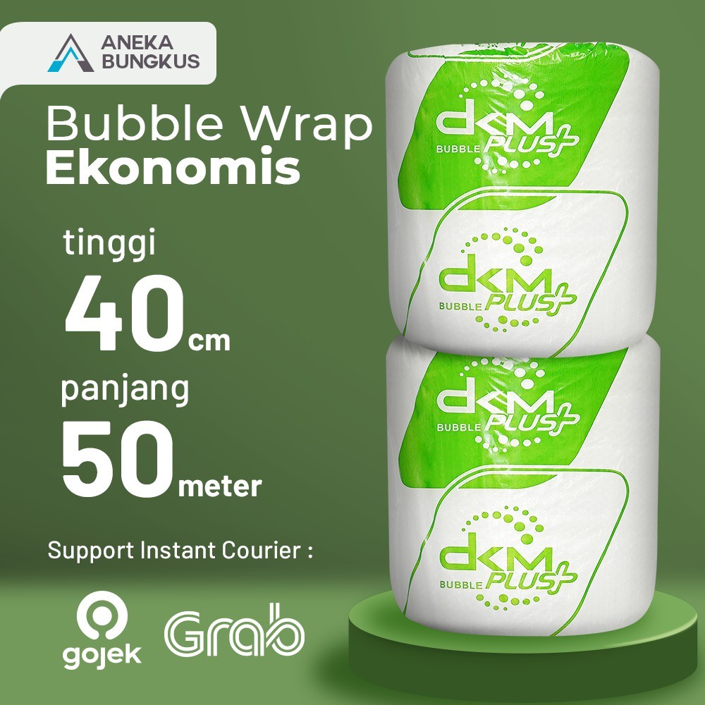 

HJK Plastik Bubble Babel Wrap Potongan 50m Bubble Packing Premium Murah