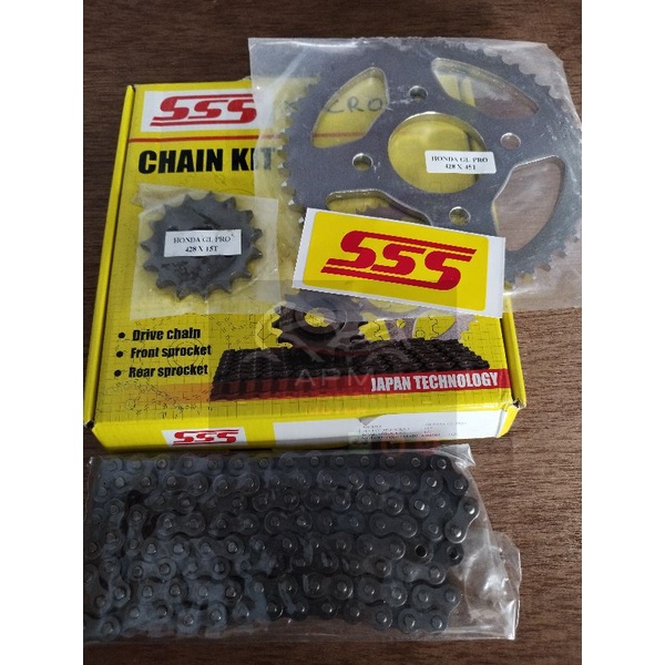 CHAIN KIT GIR SET SSS GL PRO, MAX, MEGA PRO