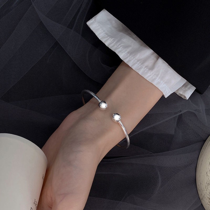 Gaya Baru Gelang Terbuka Wanita Dapat Diputar Manik-Manik diy Gelang Wanita High-End Terbuka Gelang Untuk Pacar Gelang