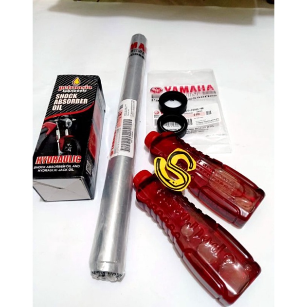 as shock depan satu pcs+seal shock+oil shock yamaha buat Vega r lama force one Jupiter lama