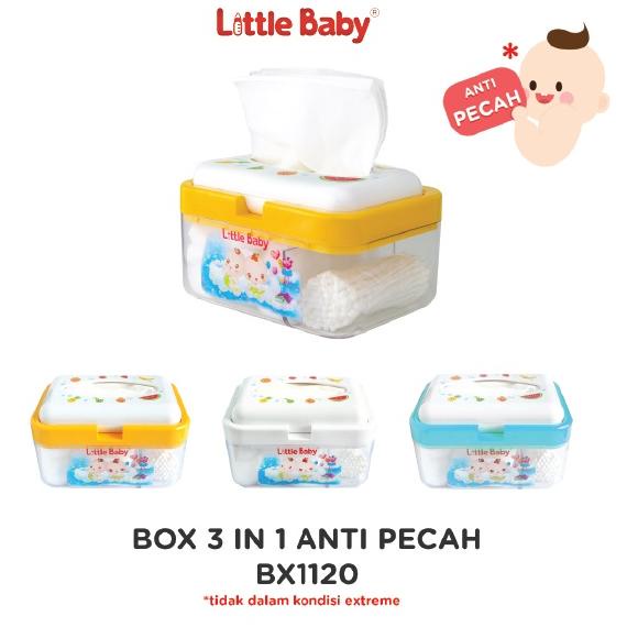 LITTLE BABY MURAH BOX 3IN1 ANTI PECAH MULTIFUNGSI 3 IN 1 LITTLEBABY A1B2C3