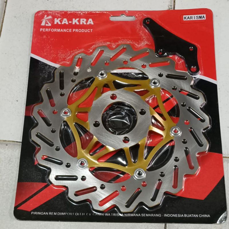 PIRINGAN CAKRAM DEPAN KHARISMA SUPRA X 125 UK 300MM 4LUBANG DISC BRAKE KHARISMA