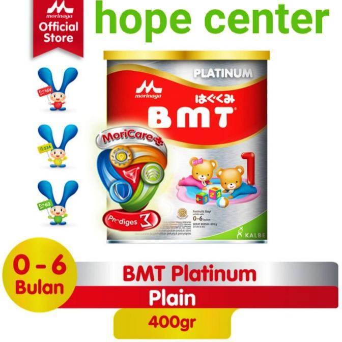 BMT Platinum 400 gram susu Morinaga tahap1 0-6 bulan kaleng 400g