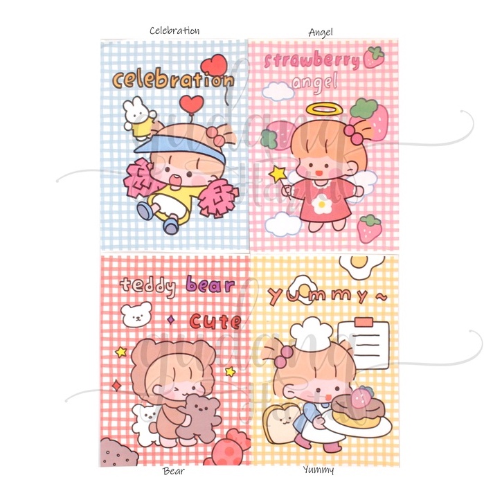 

GCC Paper Bag Two Pigtails Girls Tas kado Motif Cewek Kue Lucu GCC 507813