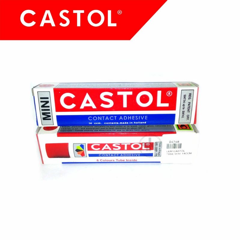 

01 PCS LEM MINI 14CC CASTOL / LEM SERBAGUNA / LEM CASTOL / LEM KUNING