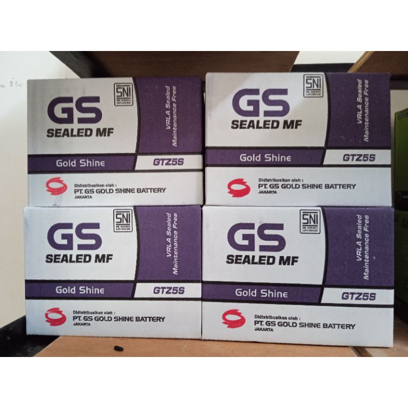 Aki GS GTZ5S Kharisma Kirana Absolute Revo Beat Blade Vario Scoopy Spacy Supra X 125 CS1 Astrea Star