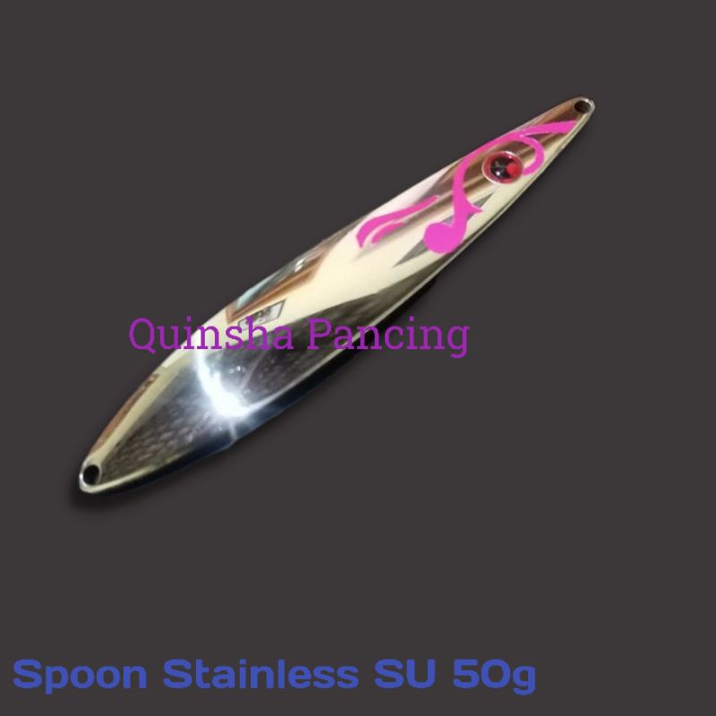 Spoon, umpan, lure stainless SU 50g