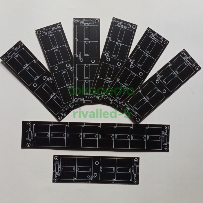 Digital Counter Pcb Jadwal Sholat Sevent 7 Segment 1 Inch Anode