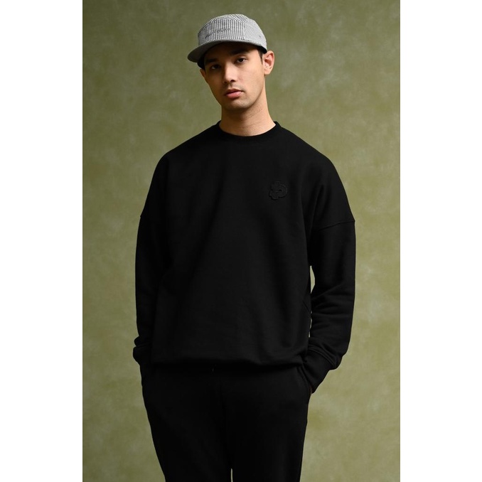SWEATER PREPP STUDIO PREPP SIGNATURE SWEATSHIRT BLACK