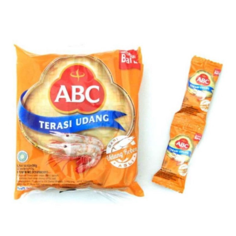 

[harga grosir] terasi ABC terasi udang 1 bungkus isi 20 sachet