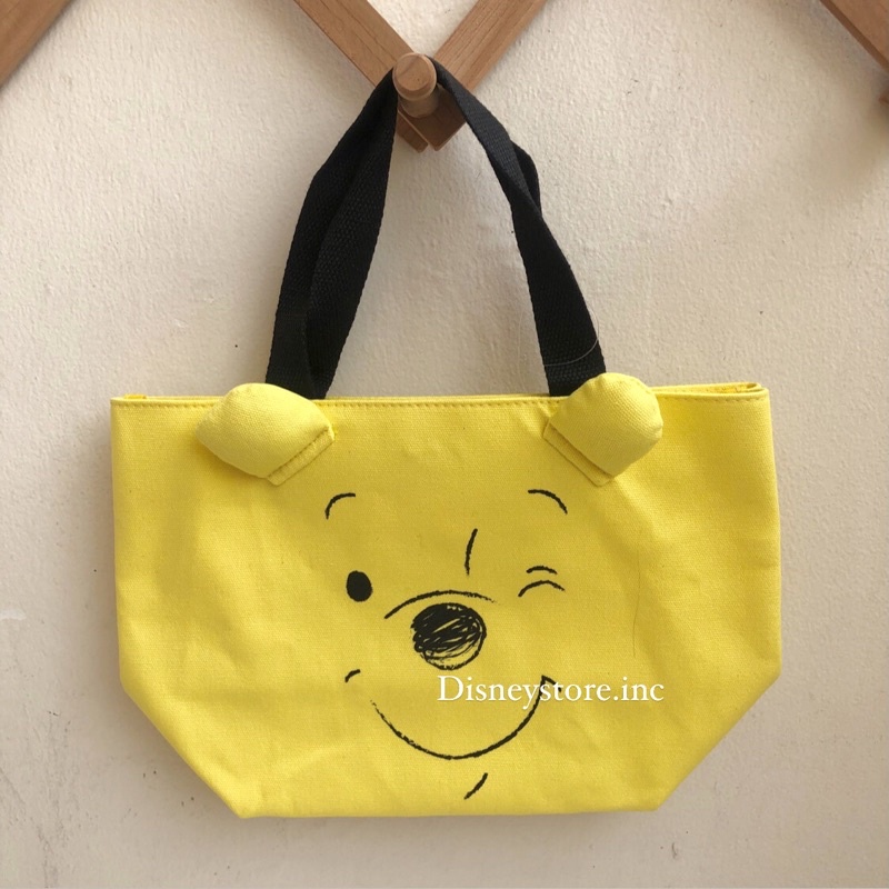 Pooh Lunch Totebag Tas Pooh ORI Shanghai Disneyland