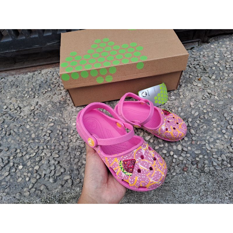 Crocs karin clog motif anak / Sandal sepatu anak crocs karin motif / Crocs karin kids