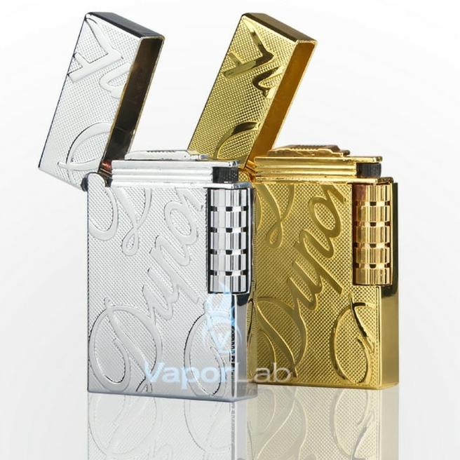 Murah nampol--mancis korek api gas isi ulang model st dupont dupon lighter unik - 9606 - Gold