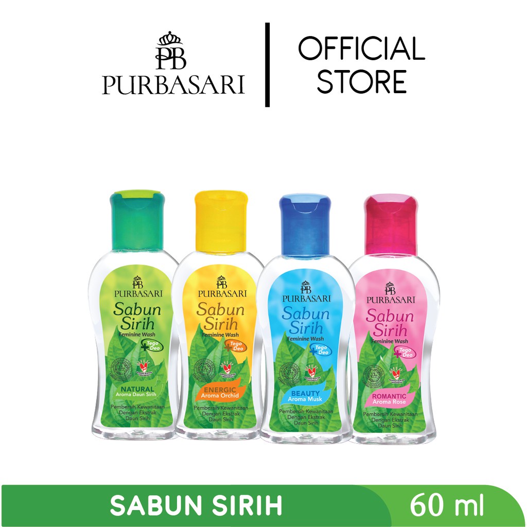 PURBASARI SABUN SIRIH 50ML &amp; 125 ML / SABUN CAIR SIRIH UNTUK AREA KEWANITAAN PURBASARI BPOM